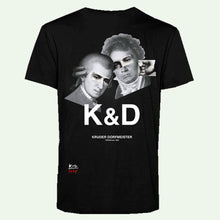 Load image into Gallery viewer, K&amp;D T-SHIRT M&amp;B BLACK
